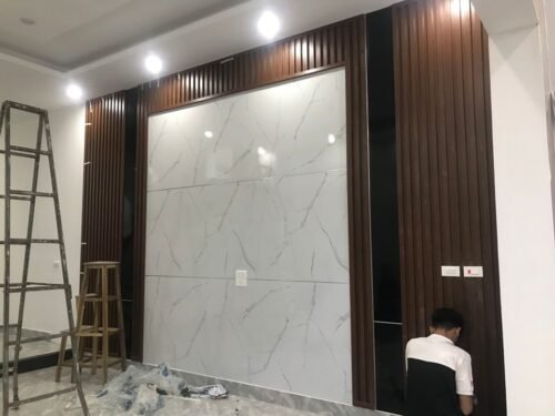 Vách Tivi PVC + Lam Sóng-650